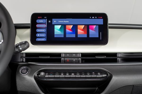Fiat 600 Dashboard Mittelkonsole